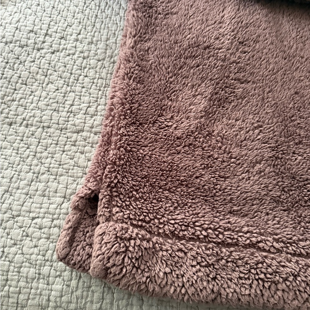 Jones New York Dark Rose Oversized Long Sleeve Fleece - Picture 4 of 5